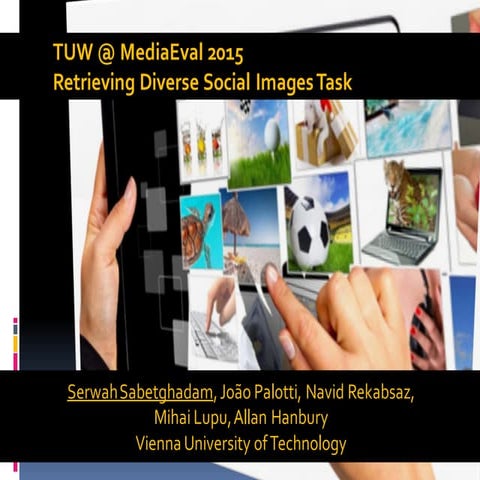 MediaEval 2015 - TUW @ MediaEval 2015 Retrieving Diverse Social Images Task