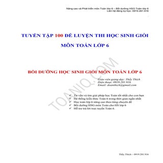 Tuyển tập 100 đề luyện thi Học sinh...