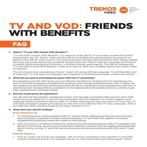 Tremor Video: TV and-vod-friends-with-benefits-faq April 2013