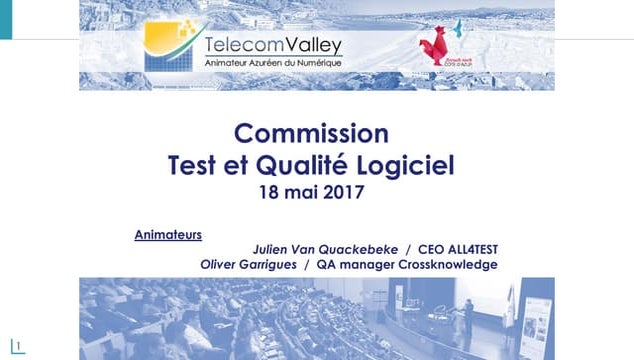 TelecomValley 2017 05-18-ARMAGNACQ_automatisation+test_ihm