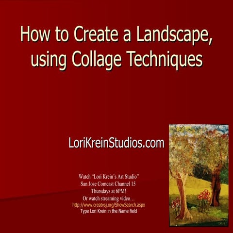 Tv #4 how to create a collage landscape