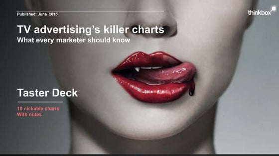 TV advertising's killer charts: what every marketer should know (10 slide tas...