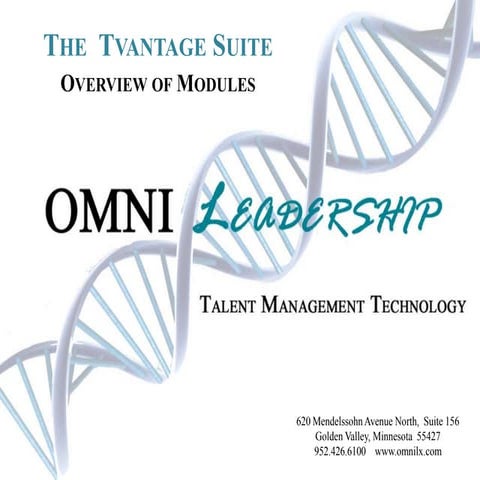 Tvantage Suite Overview