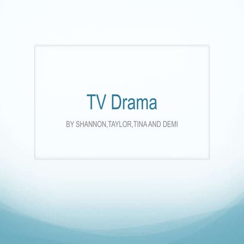 Tv Drama