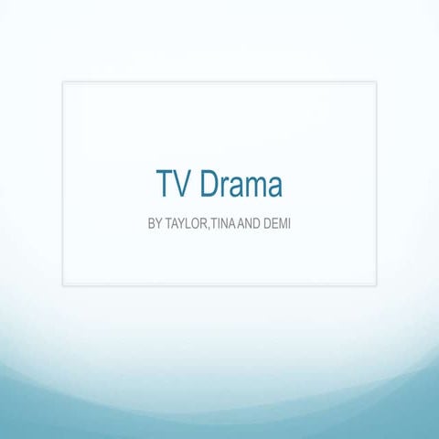 Tv drama