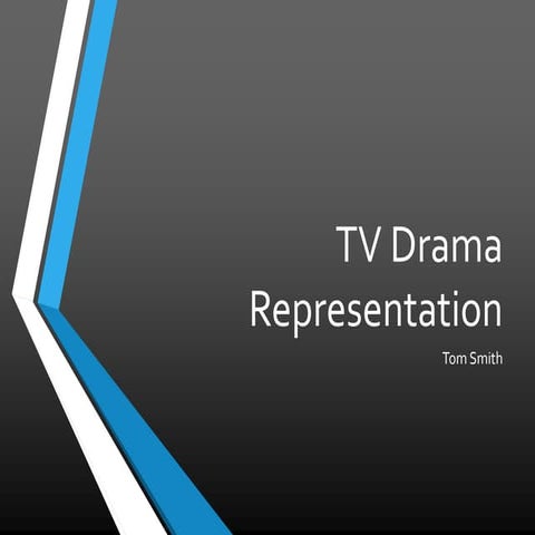 Tv drama representation