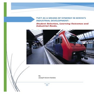 TVET as a Means of Synergy in Indus...