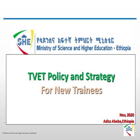 TVET Policy and Strategy on Core point ppt