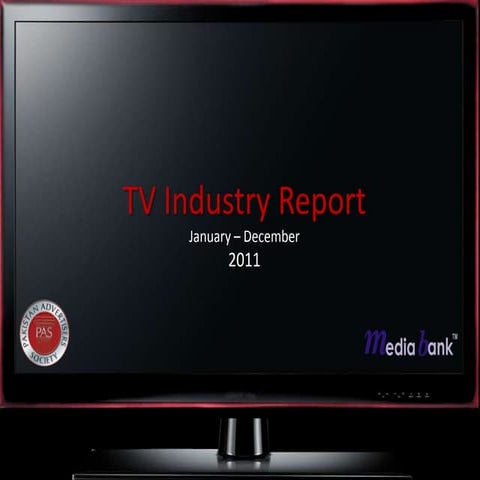 Pakistan TV Industry Report 2011