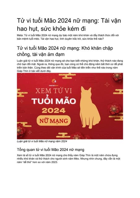 Tử vi tuổi tý 1984 năm 2023 nữ mạng 8 Tử vi tuổi tý 1984 năm 2023 nữ mạng