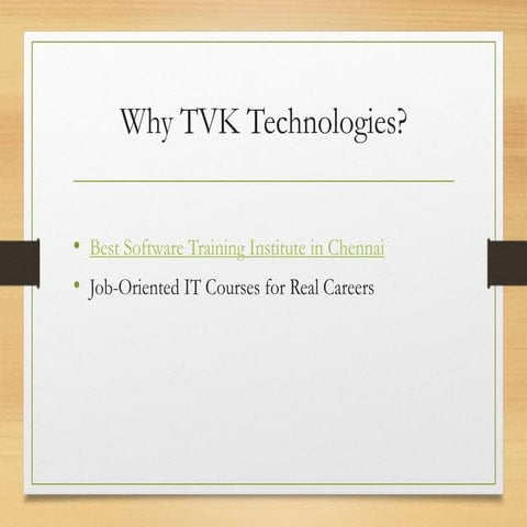 Best Software Training Institute in Chennai with Placement Support | PDF