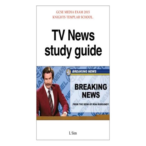 Tv news study guide