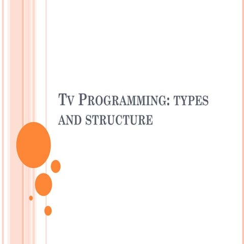 Tv programming | PDF | Lifestyle | Genres