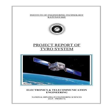 Project Report of TVRO system