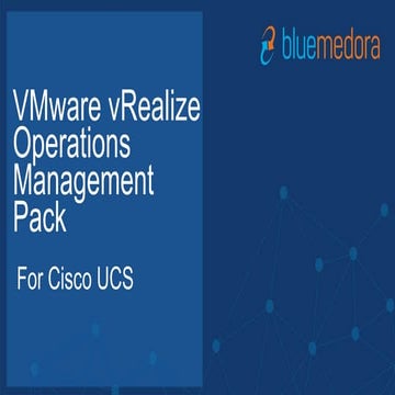 TVS for vROps - Cisco UCS