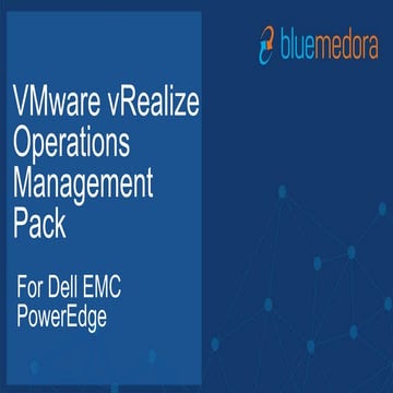 TVS for vROps - Dell EMC PowerEdge