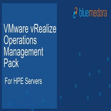 TVS for vROps - HPE Servers