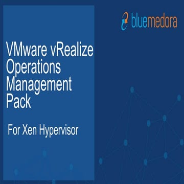 TVS for vROps – Xen Hypervisor