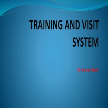 Training and visit system