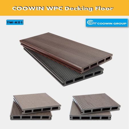 TW-K01(150X35mm) outdoor wpc decking floor
