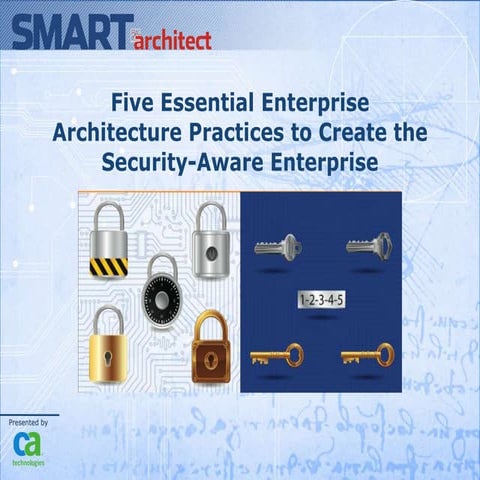 Five Essential Enterprise Architecture Practices to Create the Security-Aware...