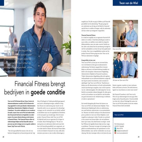 Kom ook in goede conditie met Financial Fitness