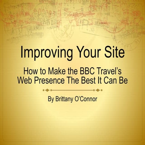 Website Improvement Strategy
