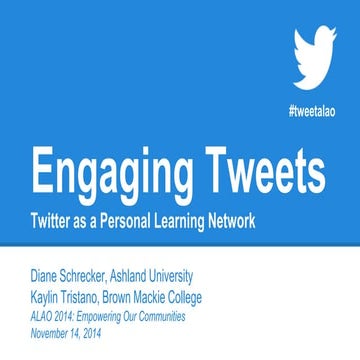 Twitter for Training Handout | PDF
