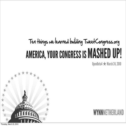 America, your congress is Mashed UP!
