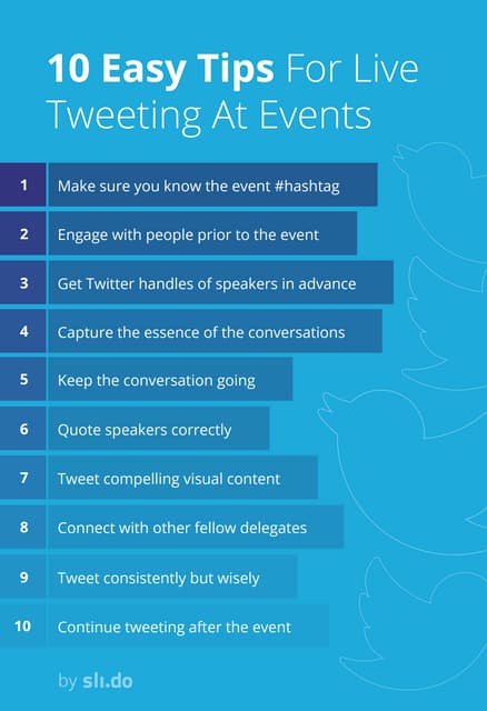 10 Easy Tips For Live Tweeting At Events