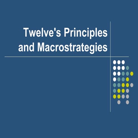 Relation among Brown's 12 principles and Kumaravadivelu's 10 ...