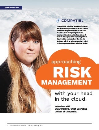 Approaching risk management with your head in the cloud