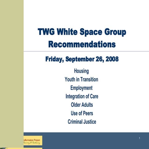 Twg White Space Group Recommendations