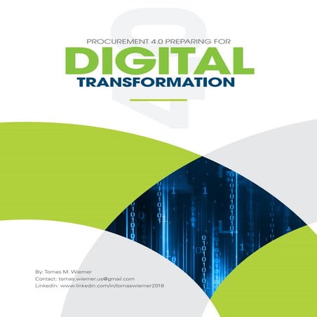 By Tomas Wiemer - A Digital transformation experience