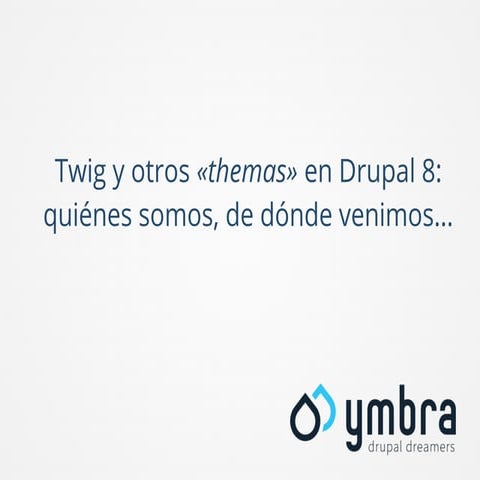 Twig y otros "themas" en Drupal 8