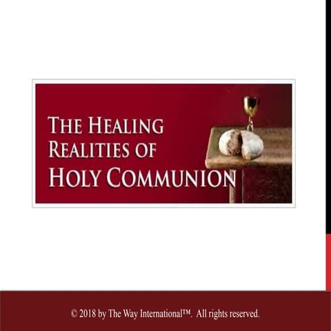 Communion powerpoint with video | PPTX