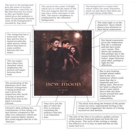 Twilight film poster analysis