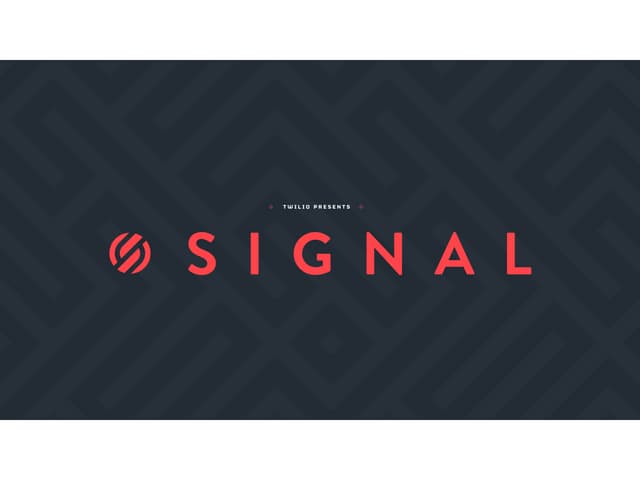 Twilio Signal 2016 Keynote 