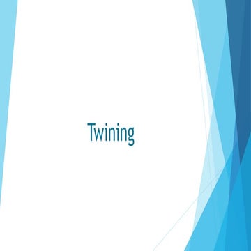 Twins (embryology) | PPTX
