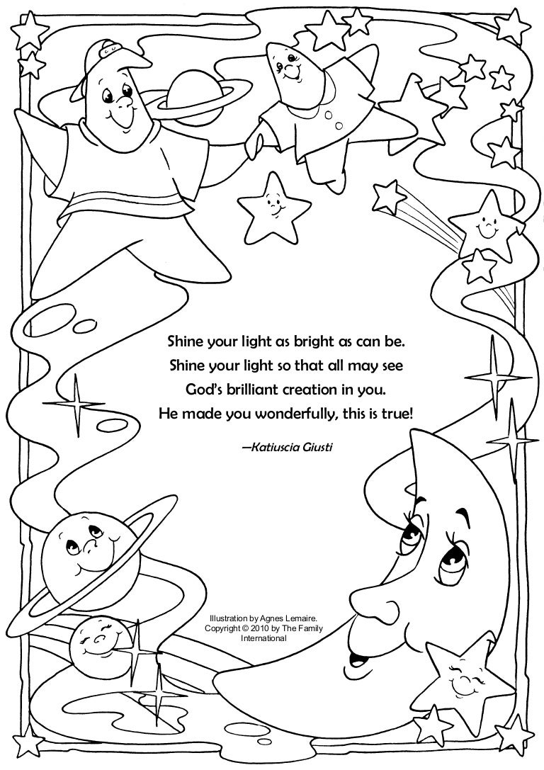 Coloring Page: Twinkle and Sparky