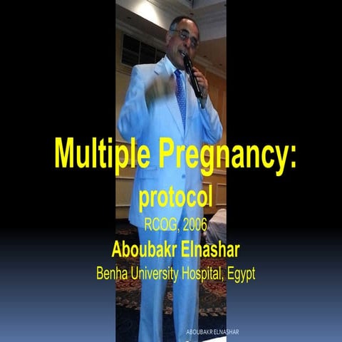 Twin Pregnancy Protocol Pdf