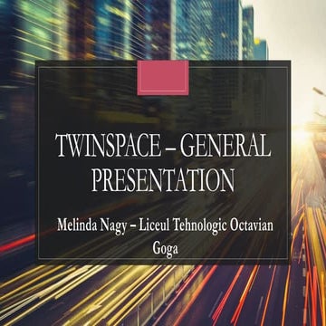 Twinspace general presentation