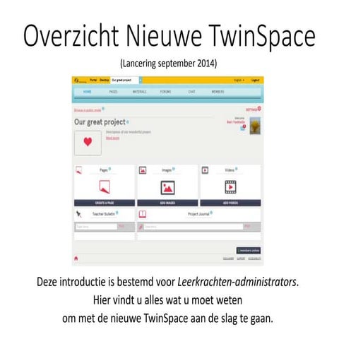 Twinspace handleiding