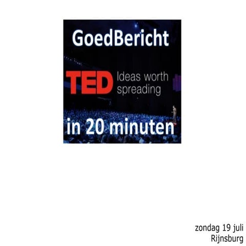 GoedBericht in twintig minuten