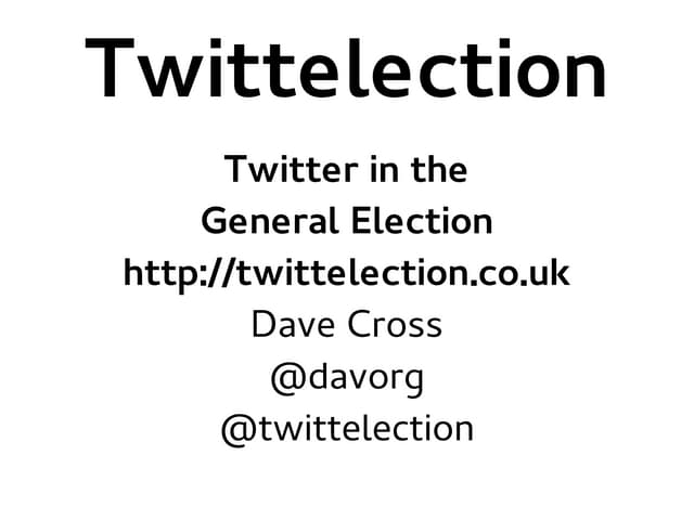 TwittElection