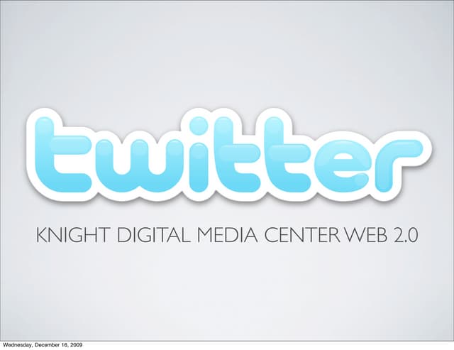 Twitter For Journalists