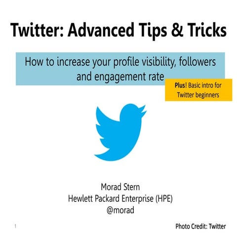Twitter: Advanced Tips & Tricks 