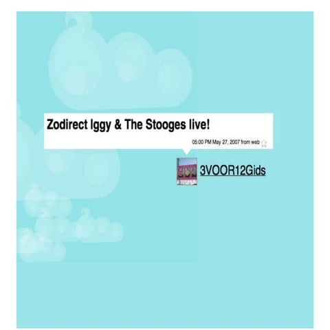 Twitter, a short story