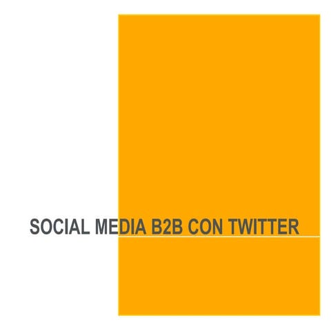 B2b Marketing with Twitter