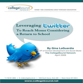 Leveraging Twitter to Reach Moms Co...